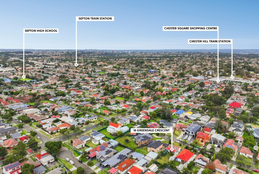 18 Greendale Crescent, Chester Hill - Location